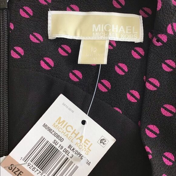 MICHAEL Michael Kors Polka Dot Crop Jumpsuit Sz 12 - Picture 10 of 15